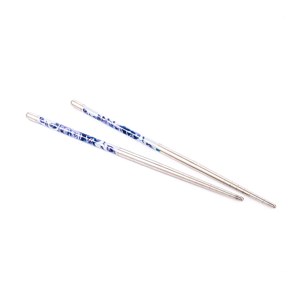 5 пар палочек для еды из нержавеющей стали оптовая продажа портативная кухонная