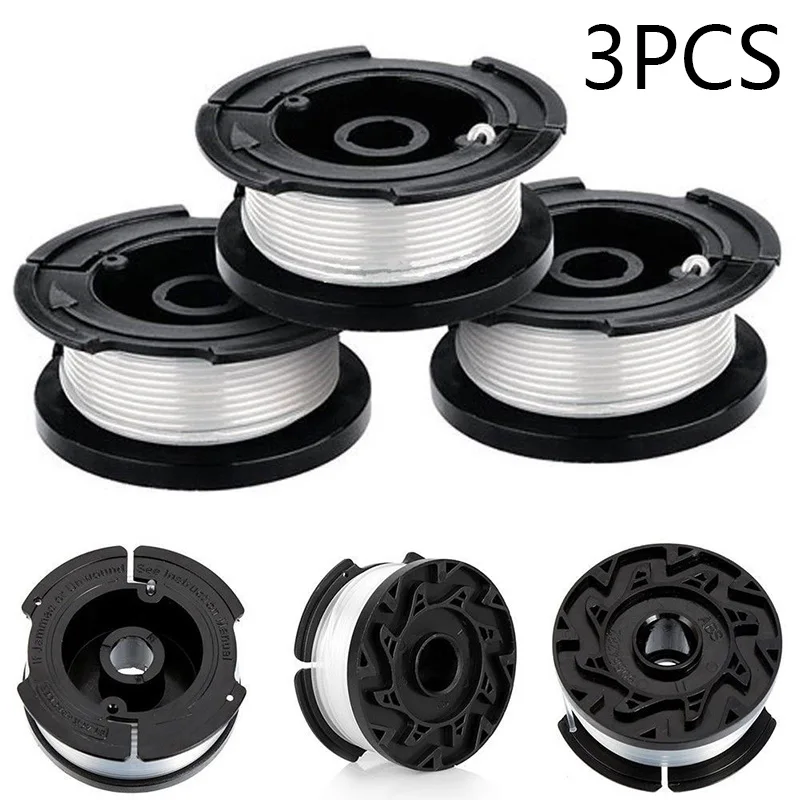 3 шт. 30ft 0 065 &quotтриммерная линия катушка части аксессуар замена для BLACK &amp DECKER AF 100