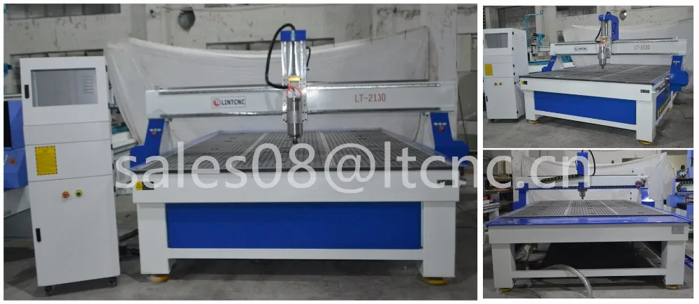 Вакуумный рабочий табе древесины фрезерный станок с ЧПУ 2130 LT фрезы 5.5kw вакуумный