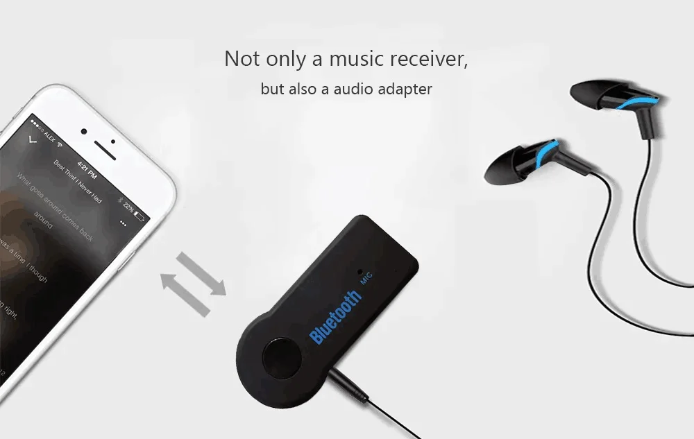 OLEEDA 3 5 мм разъем Aux Handsfree беспроводной автомобильный Bluetooth приемник комплект