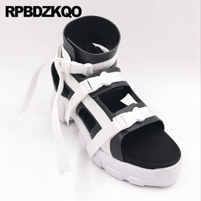 Flatform клин на платформе женские сандалии плоские случайные ботинки обувь