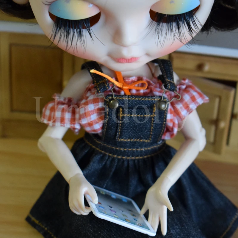 1 шт. кукольный домик Миниатюрный Мини IPAD для Blyth, Barbi, Pullip ролевые игры дом мебель Декор Аксессуары игрушка