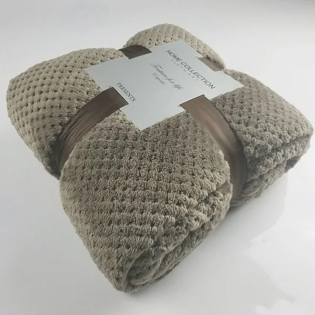 Brown Японский стиль, мягкие фланелевые одеяла для кровати, искусственный мех, летнее, зимнее постельное белье, покрывало для дивана, покрывало, плед, простыня, одеяла - Цвет: Brown