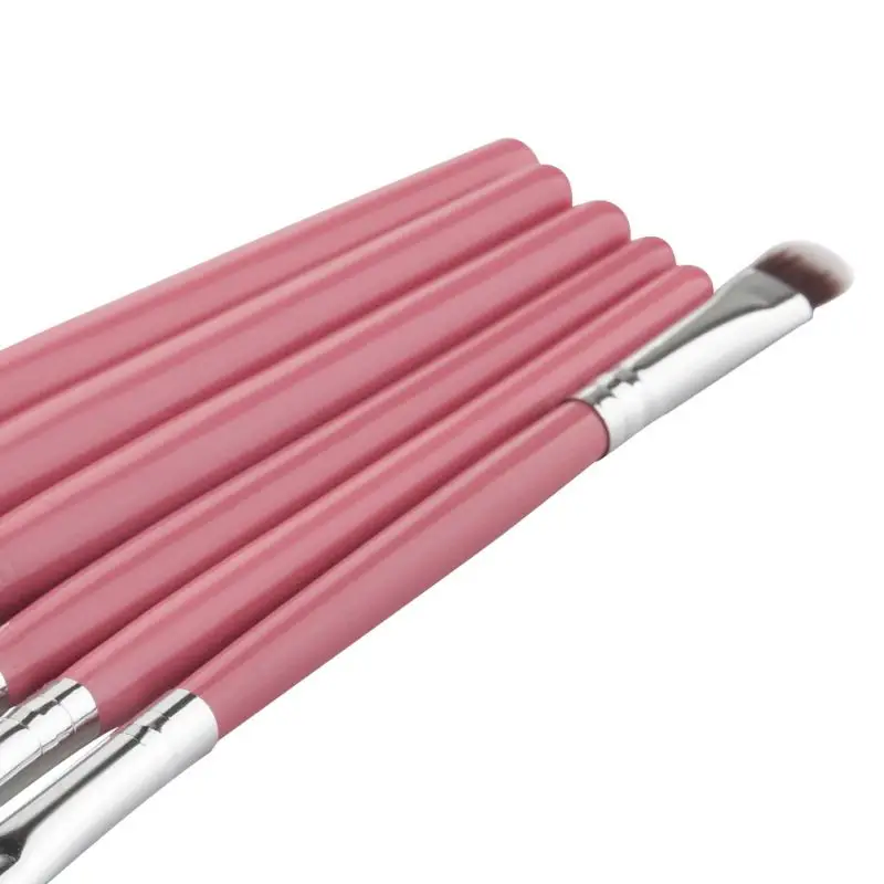 Горячие 6 шт Профессиональные кисти для макияжа Набор кистей мягкий