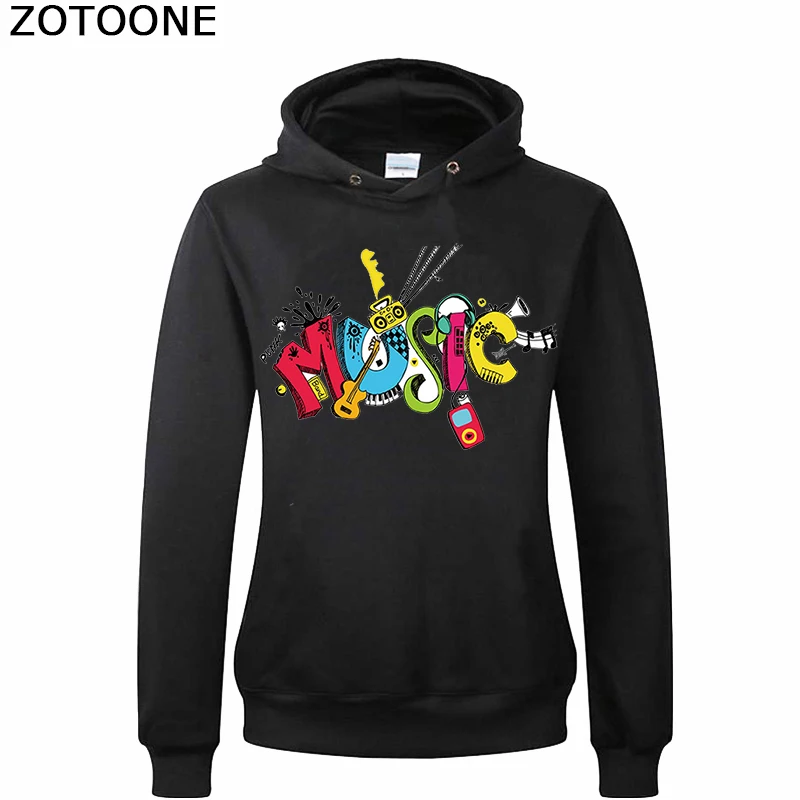 ZOTOONE персональные музыкальные буквы железные нашивки аппликация модные