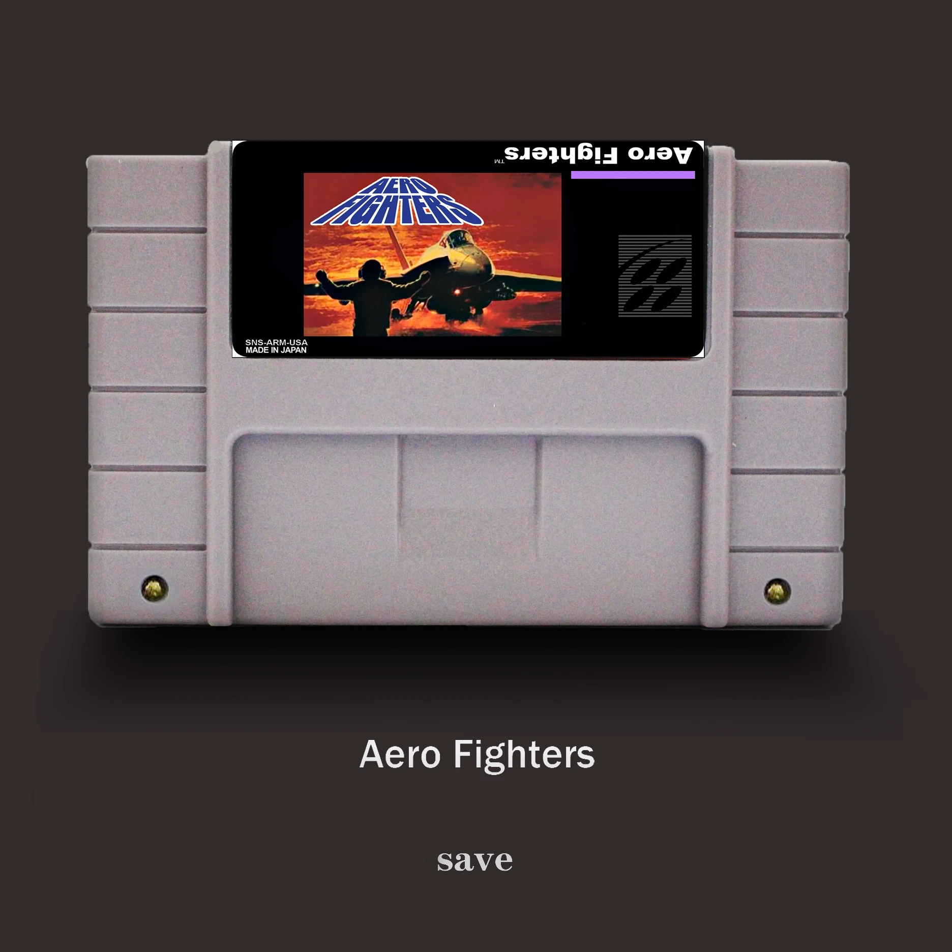 Лучшая продажа Aero fighers 16 бит для США NTSC игровой плеер большая серая игровая