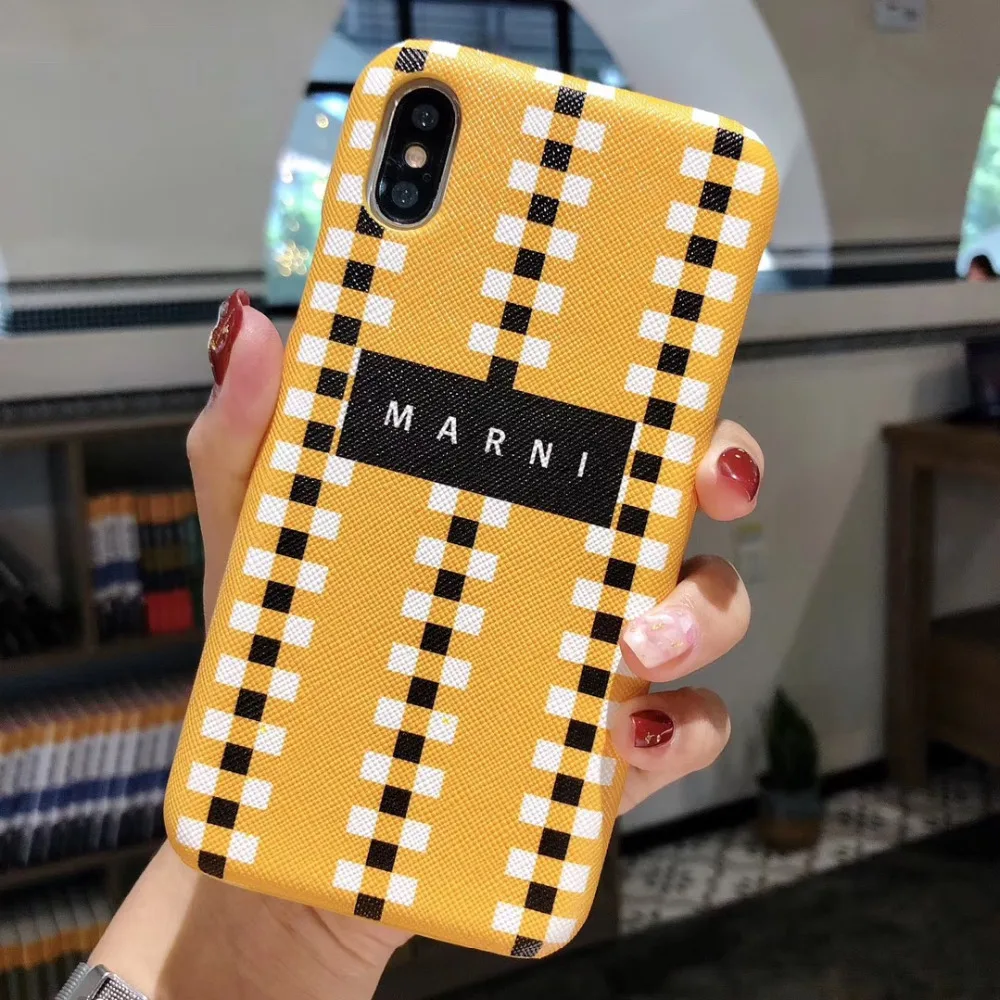 Fashion Phone Case Cover for iPhone X XS Max Luxury Brand 7 8 6 Plus Wrist strap Hard |
