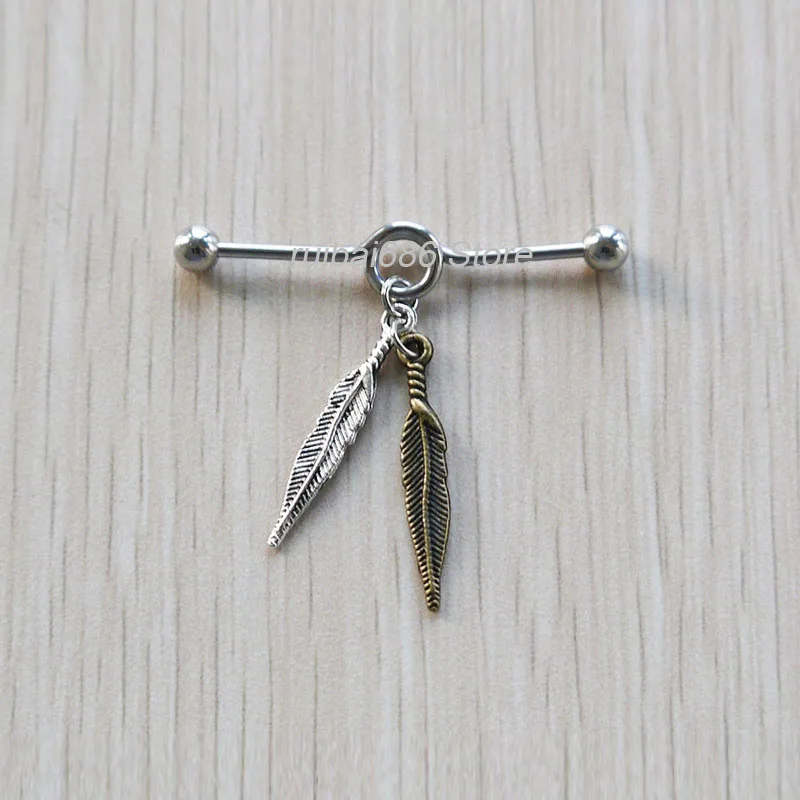 2 шт лист промышленный штанга строительные леса пирсинг модные ювелирные изделия