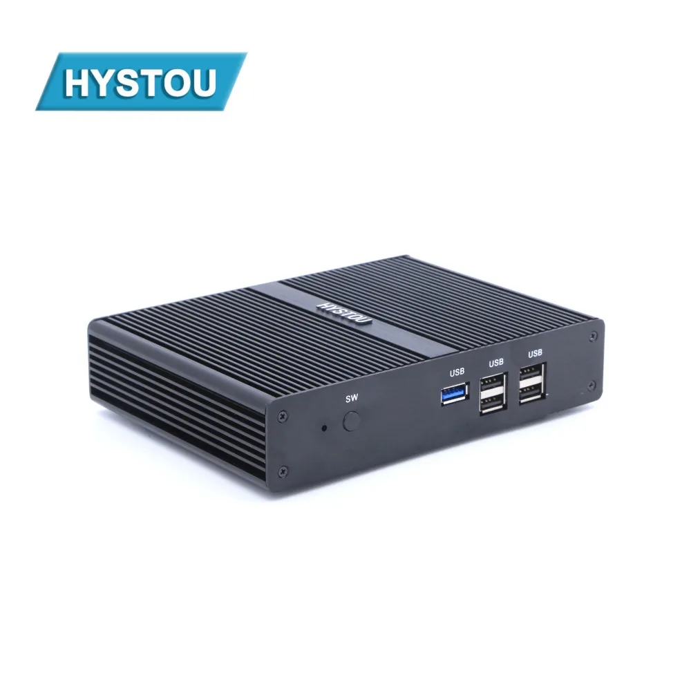 Мини ПК Celeron 3205U Windows 7 8 10 Gigabit LAN без вентилятора 1VGA + 1 HDMI оконные рамы офисные