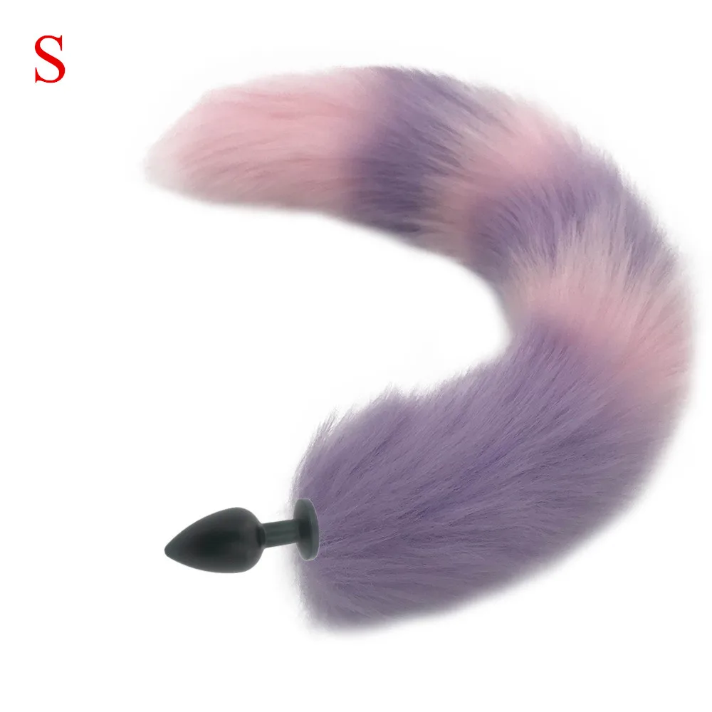 Anal Sex Toys Fox Tail Plug Metal Butt Insert Anus Dilator Flirt Cosplay for Women Men H8-229D | Красота и здоровье