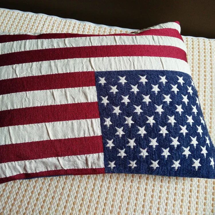 Чехол для подушки CAMMITEVER USA наволочки с флагом США национальная подушка кровати