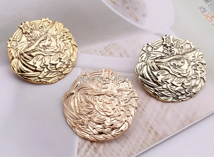 1pcs The Wind of Winter Direwolf Brooch Pin A Song Ice and Fire Charms Item-YY268 | Украшения и аксессуары