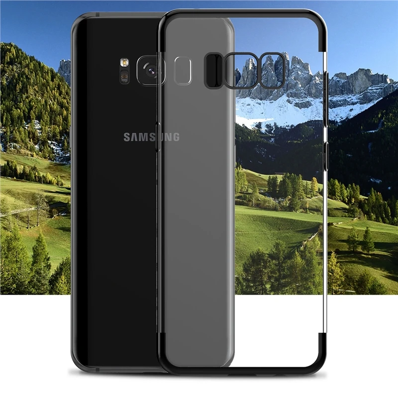 Высококачественный мягкий чехол для samsung galaxy S8 plus прозрачный силиконовый гладкий