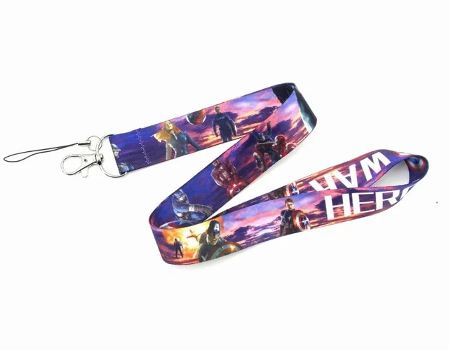 lanyards 6 Marvel Железный человек Тони Старк Брелок фигурка игрушки Мстители Возраст Альтрона логотип брелок в винтажном стиле, бронзовый, металлический брелок Pendan - Цвет: lanyards 6