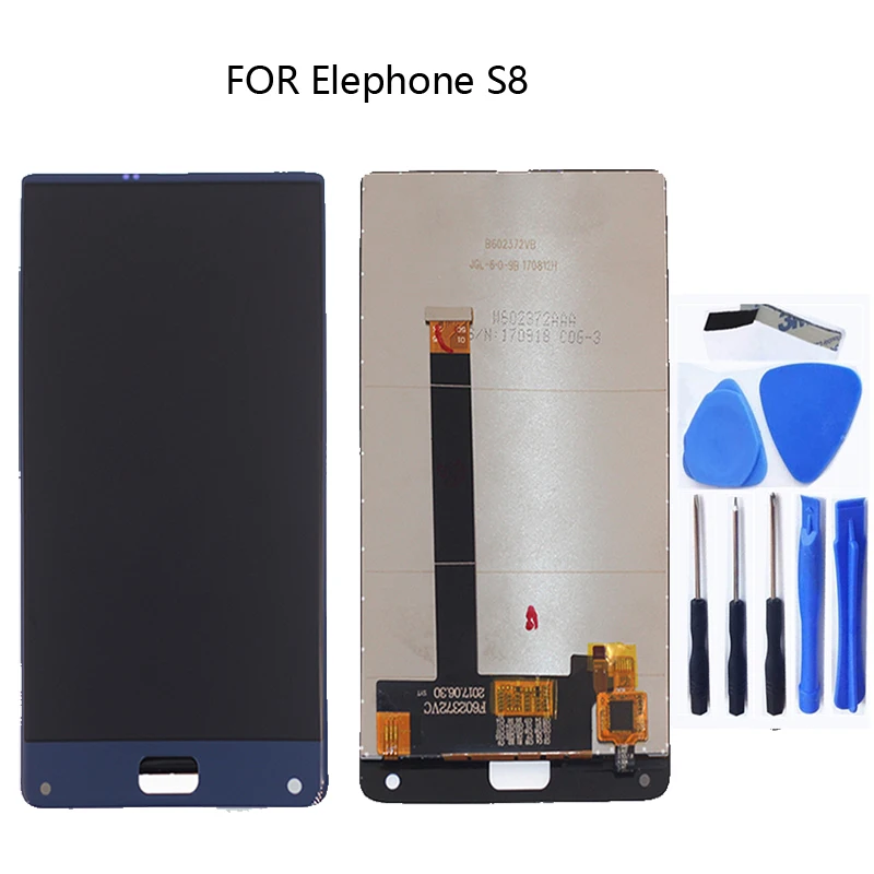 6 0 "дисплей для Elephone S8 ЖК дисплей монитор и сенсорный экран ремонта сборки