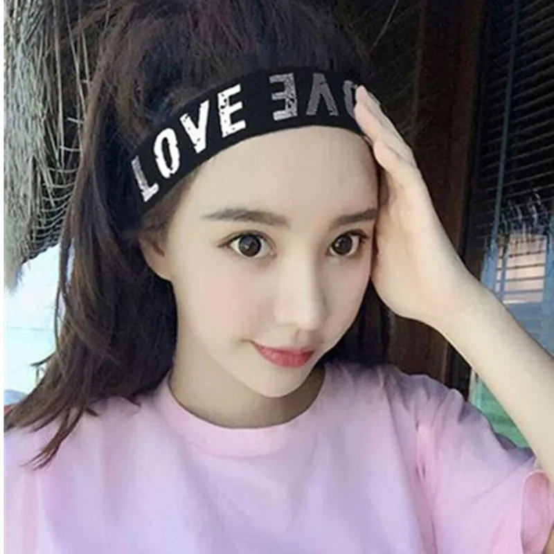 Синие эластичные спортивные повязки на голову для Женщины/Мужская повязка