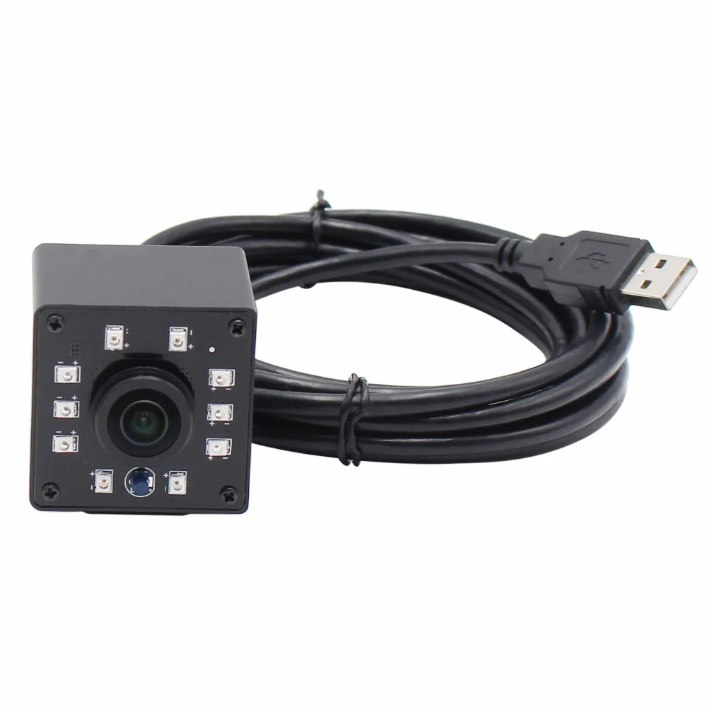 

ELP 5MP Aptina MI5100 1.56mm Wide Angle Fisheye Lens IR Infrared Night Vision Mini USB Webcam Camera for PC Laptop, Tablet