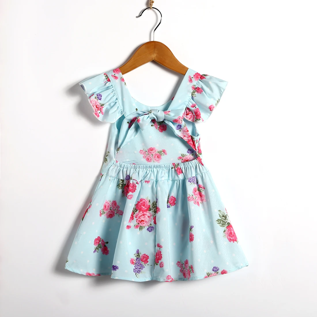 Цветочные платья для малышей 2018 брендовая одежда маленьких девочек платье