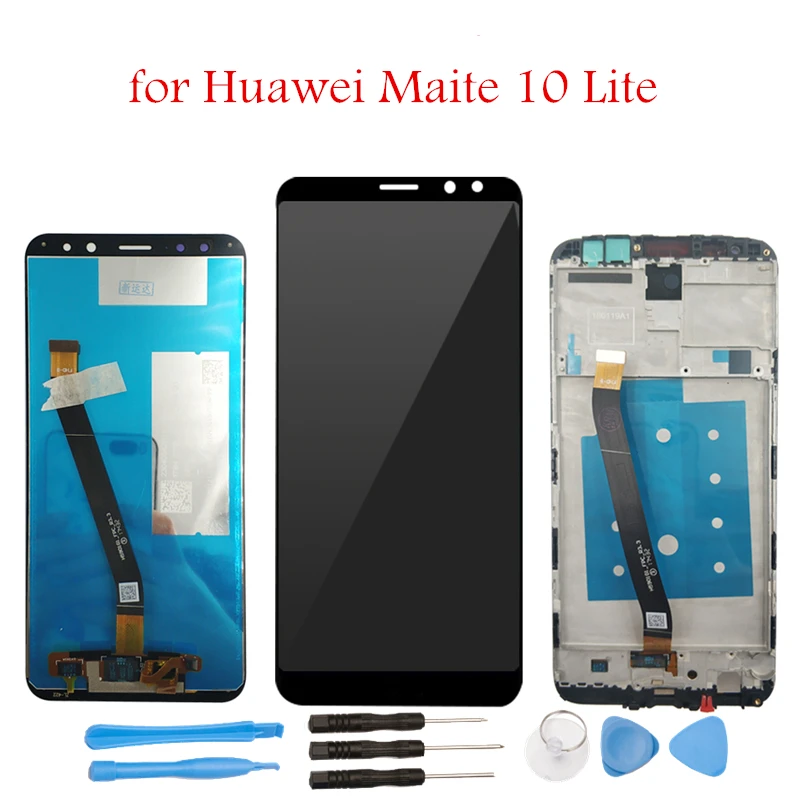 Сенсорный ЖК экран 5 9 дюйма для Huawei Mate 10 Lite дисплей с рамкой в сборе тачскрин