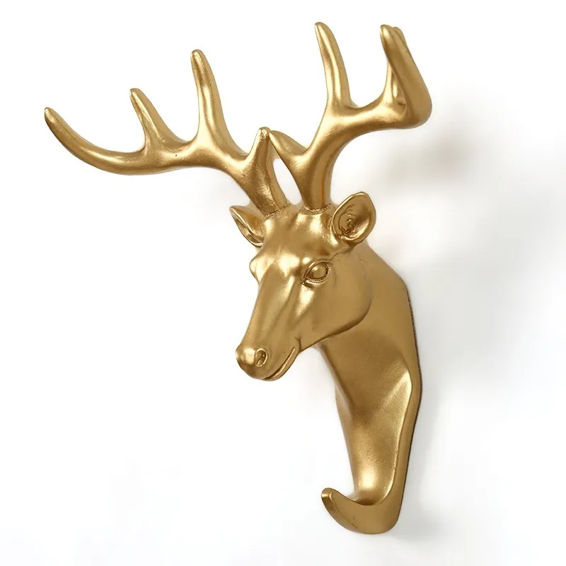 Современное простое украшение для крыльца крючок рожок оленя настенное