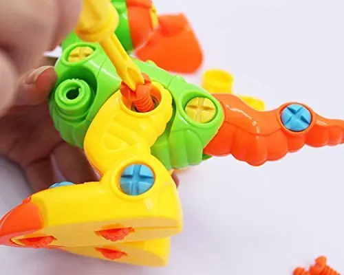 Разделите игрушки для детей, DIY разборка сборочные игрушки для детей кошка собака и динозавр конструктор для детей развивающие игрушки