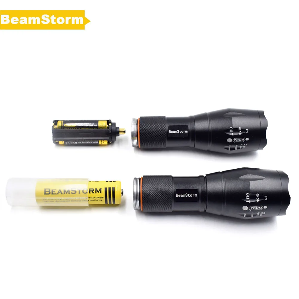 Beamstorm fl 15 Масштабируемые светодиодный фонарик 1000 люмен T6 Q5 зеленый красный белый