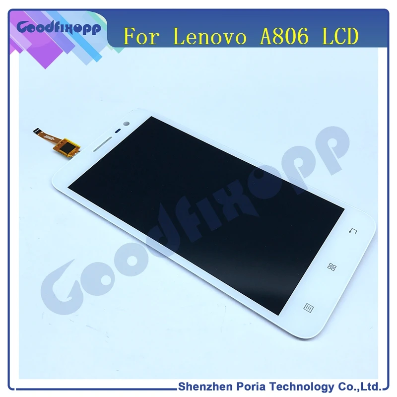 Дисплей для Lenovo A806 сенсорный экран дигитайзер с рамкой в сборе сменный ЖК-дисплей