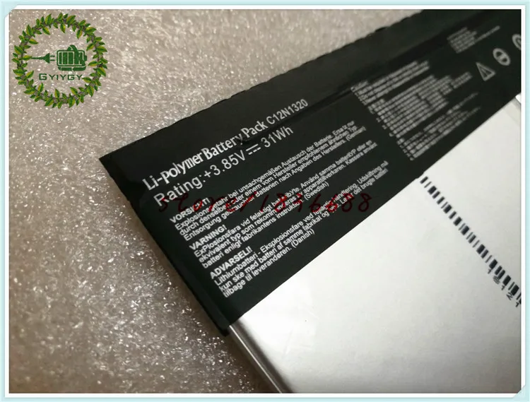 GYIYGY 3.85V 31Wh C12N1320 Battery for Asus Transformer Book T100T Tablet 0B200-00720300 | Компьютеры и офис
