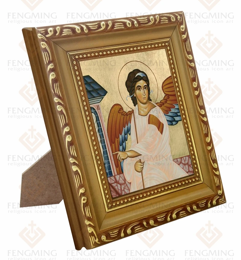 Factory outlets Photo frame Russian Church supplies Icon of the Holy Guardian Angel wood craft Christian image religious icon | Дом и сад