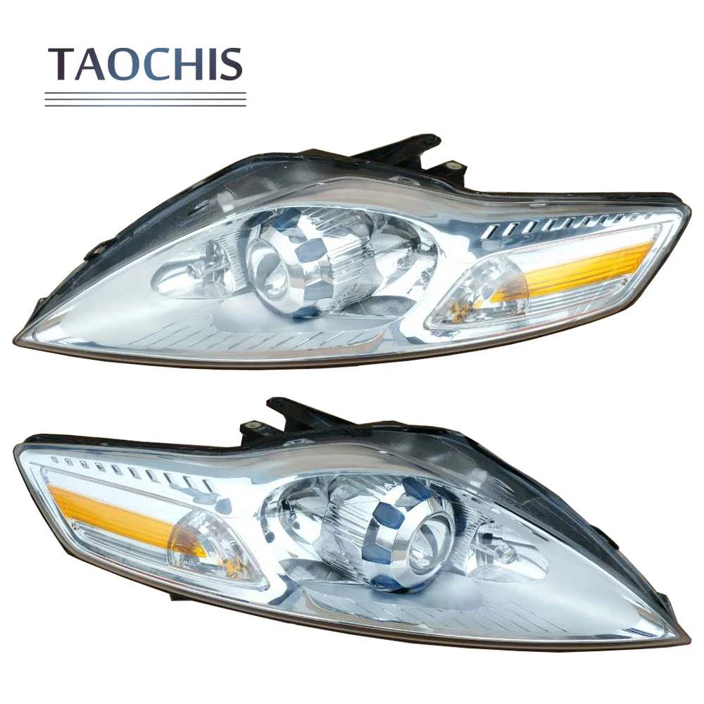 TAOCHIS модифицированный налобный фонарь для Frod Mondeo головная лампа в сборе для стайлинга автомобилей HID линзы проектора bi xenon