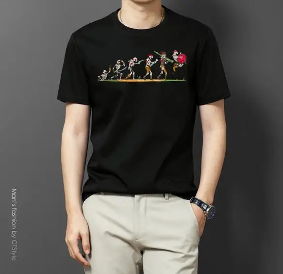 2019 Cronch Of Follow The Evolution Skelly T Shirt Viva La women свободная футболка женская с улыбающимся