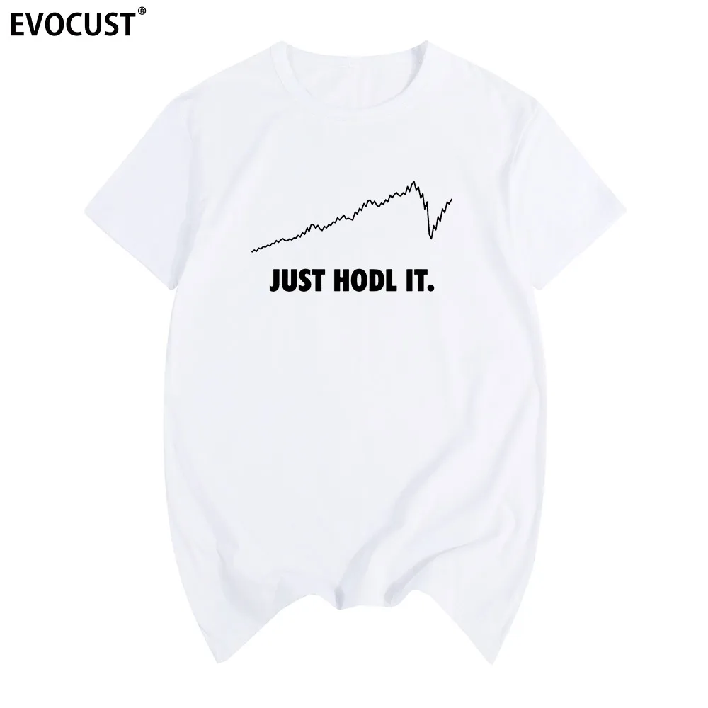 Биткойн Just Hodl It криптовалюта кибер валюта финансовые революции футболка