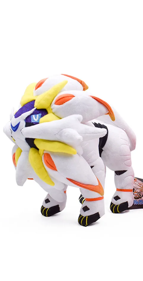 Такара TOMY Покемон мультфильм Покемон Gyarados Solgaleo плюшевые игрушки Аниме Мягкие плюшевые куклы игрушки подарки для детей - Цвет: 27cm white