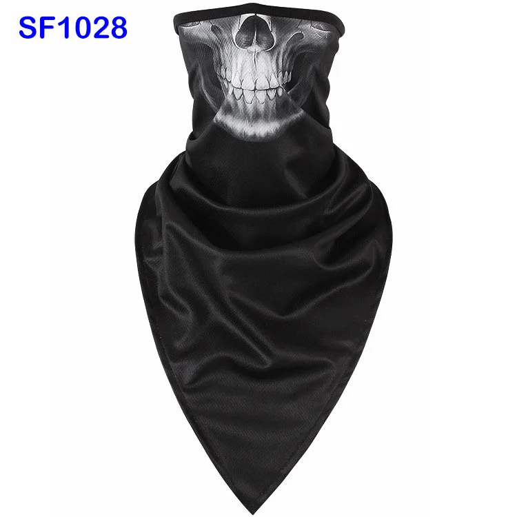 SF1028 WildSurfer плюс треугольные Braga Cuello походные шарфы для верховой езды дышащие полулицевые маски черепа велосипедная Лыжная бандана для рыбалки FJ37 - Цвет: SF1028