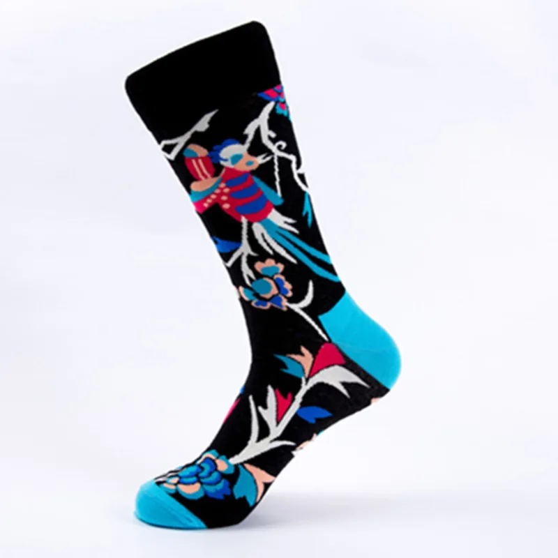 Модные мужские повседневные хлопковые Веселые носки уличные скейты в стиле