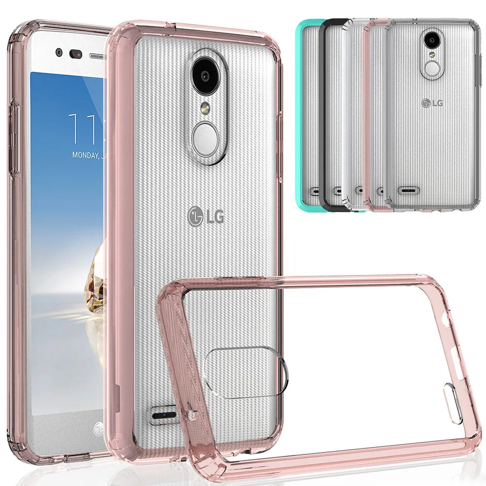 Ультра тонкий ТПУ Жесткий Назад Ясно чехол противоударный для LG aristo 2 X210MA/дань