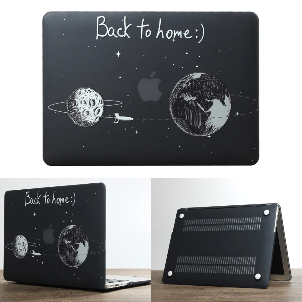 Чехол для ноутбука MacBook Air Pro Retina 11 12 13 15 дюймов с сенсорной панелью и крышкой