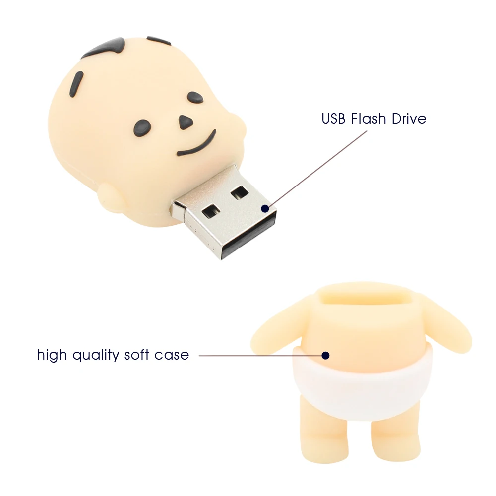USB флеш накопитель в форме мультяшного мальчика 2 ГБ 4 8 16 32 ГБ|u disk|flash diskflash drive |