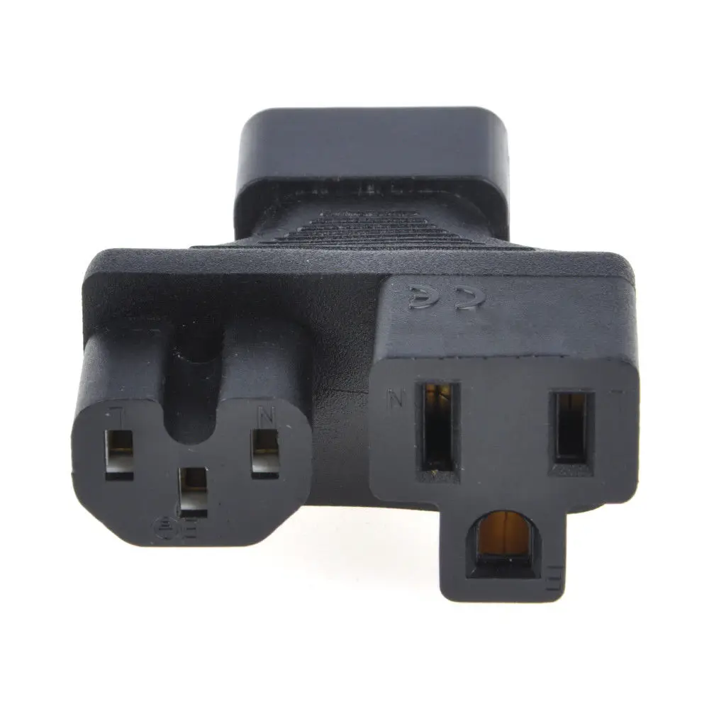 SHGO-IEC320 C14 to C15 Nema 5-15R USA Female PDU UPS Splitter Power Adapter | Обустройство дома