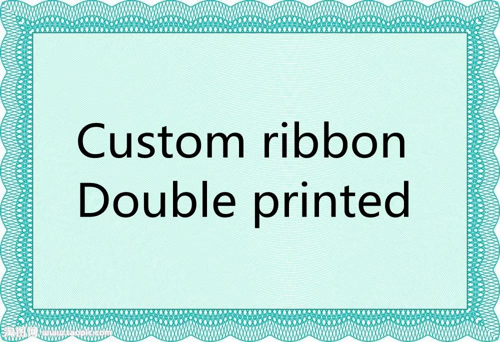 50/100 ярдов ленты на заказ с двойной печатью для той же корсажной patterm|custom ribbon|ribbon