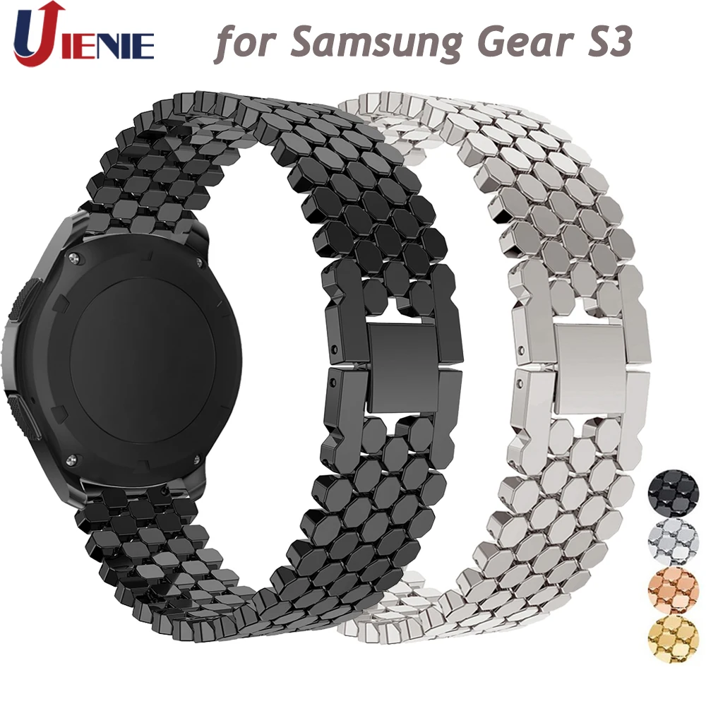 22 мм сплав ремешок для часов Samsung Gear S3 Frontier классический Galaxy Watch 46 браслет Huami Amazfit