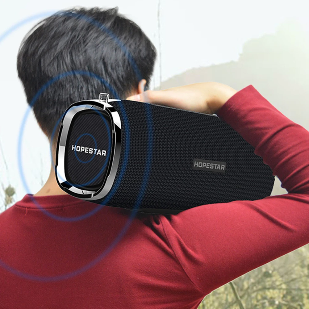 HOPESTAR A6 динамик bluetooth портативный ремешок открытый водонепроницаемый беспроводной Bluetooth стерео динамик bluetooth колонка