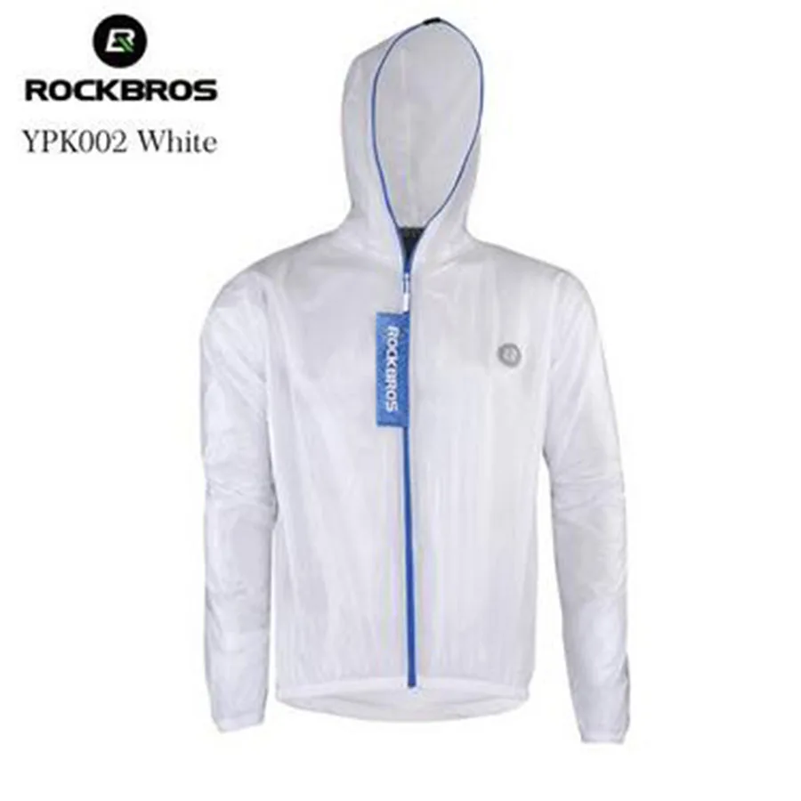 YPK002 white jacket Мужская велосипедная водонепроницаемая куртка для мотокросса, велосипед, дождевик с капюшоном, комплект, дышащий, анти-пот, велосипед, джерси, одежда - Цвет: YPK002 white jacket