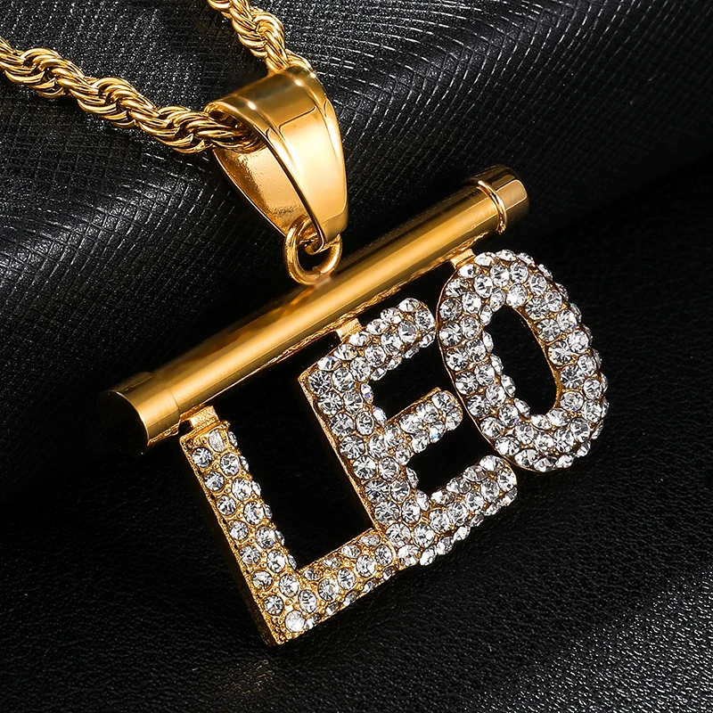 Пользовательские Пузырьковые буквы имя льдом из нержавеющей стали на ощупь