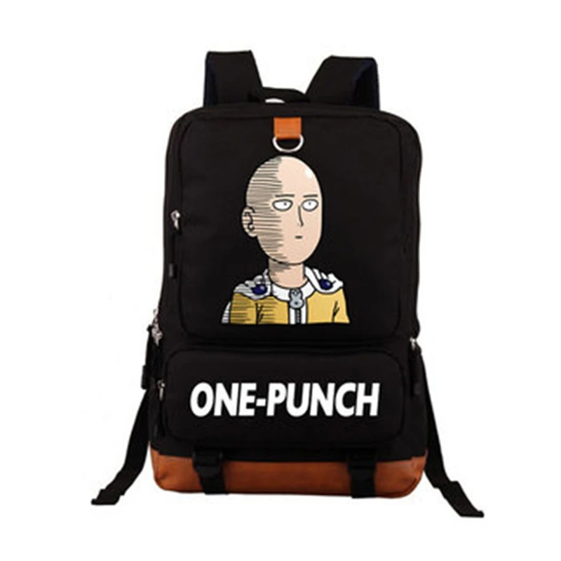 Рюкзак с принтом японского аниме ONE PUNCH MAN Saitama школьный рюкзак для косплея
