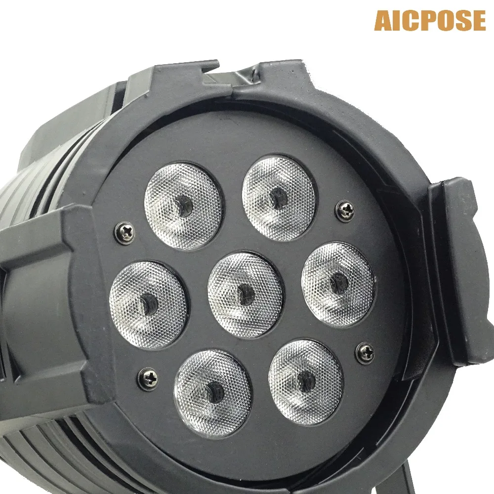 

6pcs/lots Mini 7x10W 4in1 5in1 6in1 Led Par Light Aluminum 7*10w Wall Wash Light Party Wedding Disco Stage Light