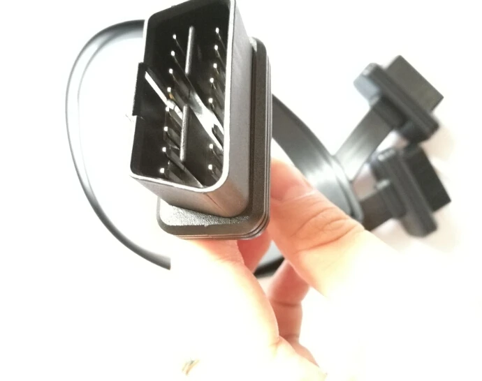 Автомобильный диагностический инструмент плоский разветвитель obdl2 кабеля с