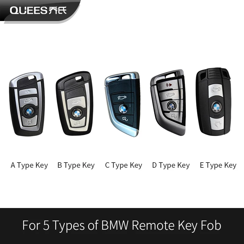 QUEES чехол для ключей с дистанционным управлением BMW 1 3 5 6 7 Series X3 X5 X6 Z4 116i 118i 120i 125i 320i