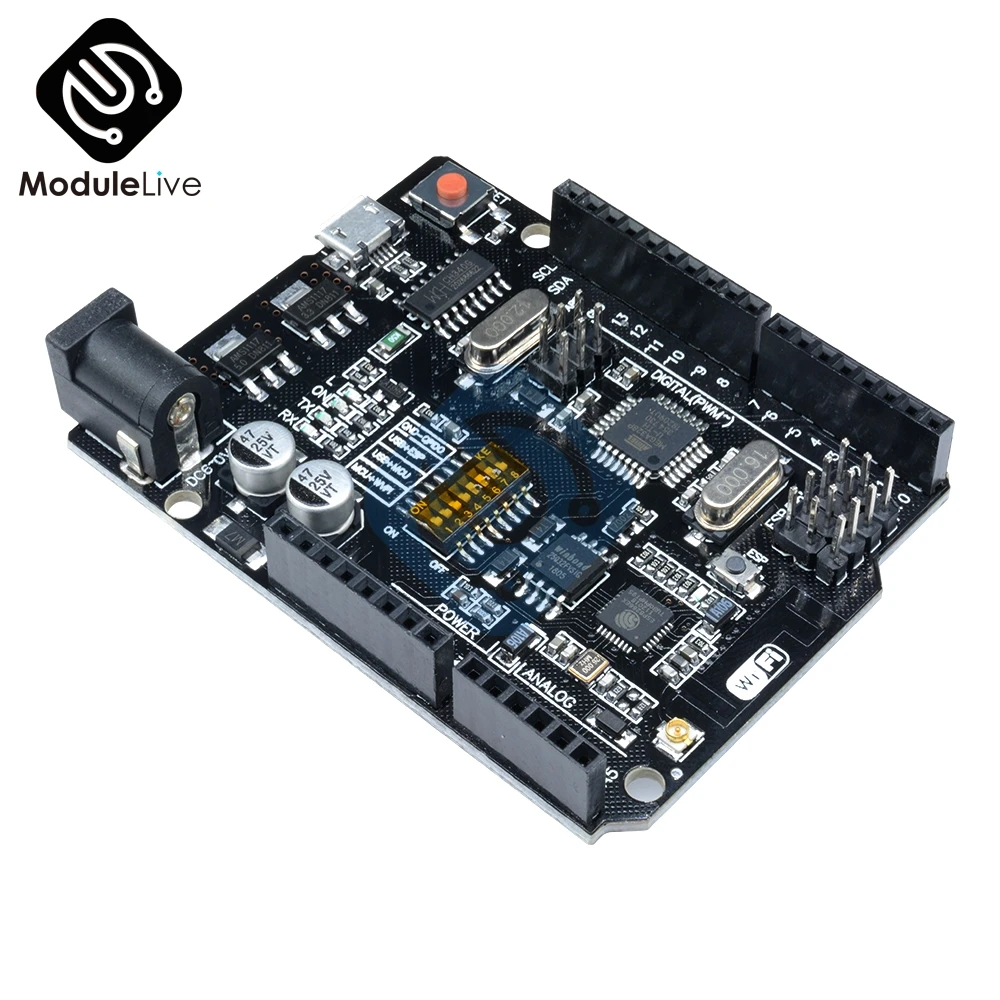 USB флеш память для Arduino WeMos NodeMCU 7 12 В постоянного тока UNO R3 ATmega328P + WIFI ESP8266 32 Мб