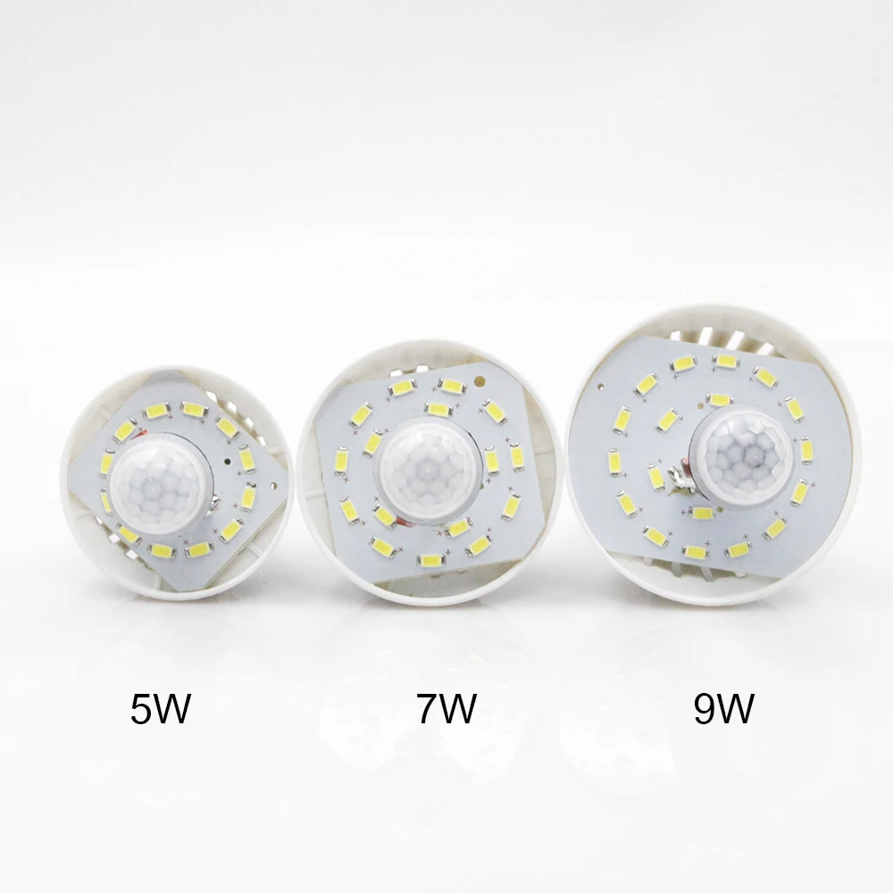 

KARWEN PIR Motion Sensor Lamp LED bulb E27 AC 220v 5w 7w 9w white Auto Smart Led Infrared Body Detection Lamp